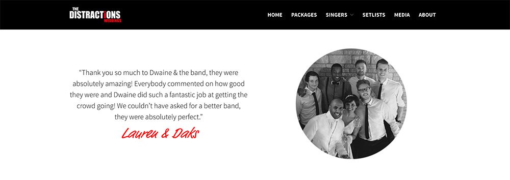 http://thedistractionsband.co.uk