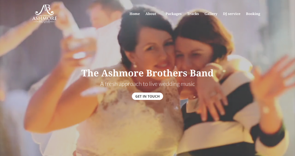 The Ashmore Brothers Band Skizzar site Design